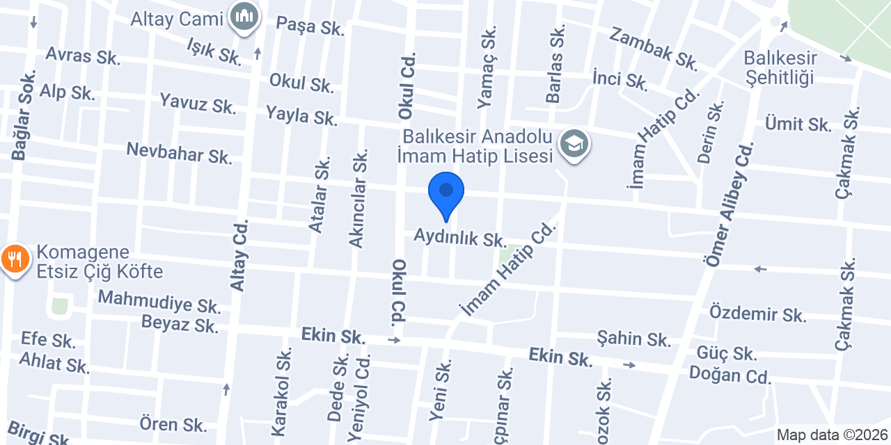 Kadir Sosyal Kafe Land konumu