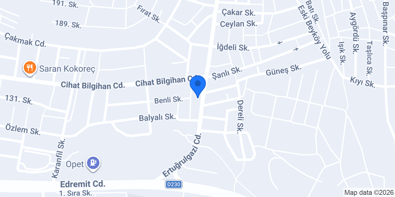 TEM - Teknik Endüstriyel Mutfak konumu