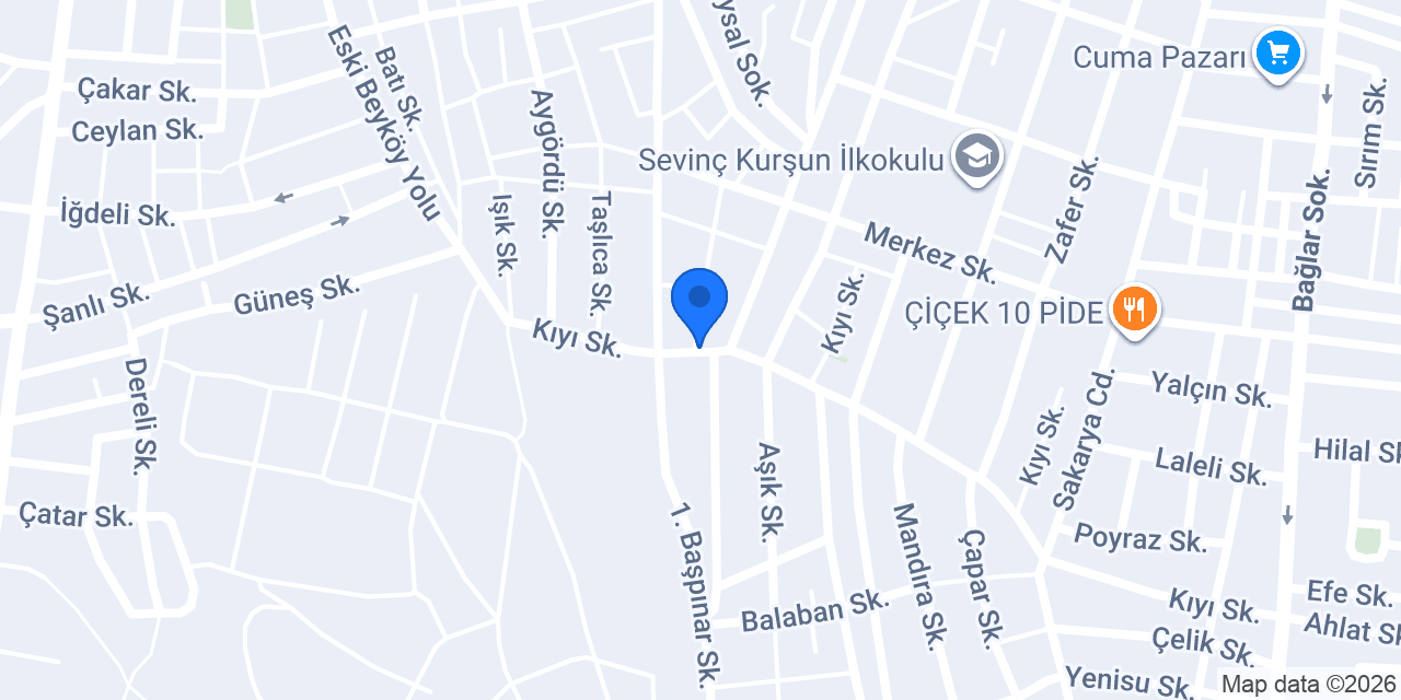 Pınar Taksi konumu
