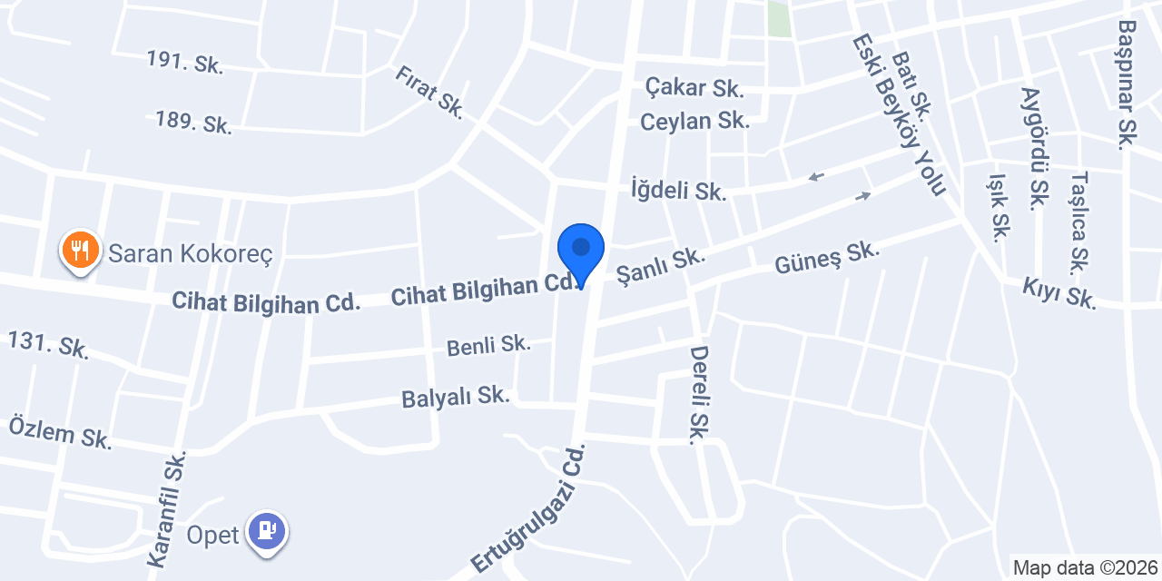 Öz Maraş Dondurma, Karesi/Balıkesir konumu