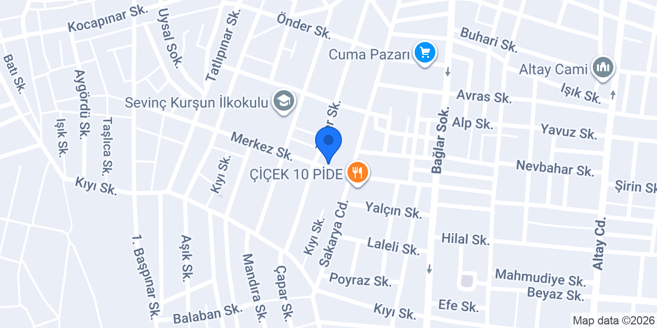 Garanti Sürücü Kursu konumu
