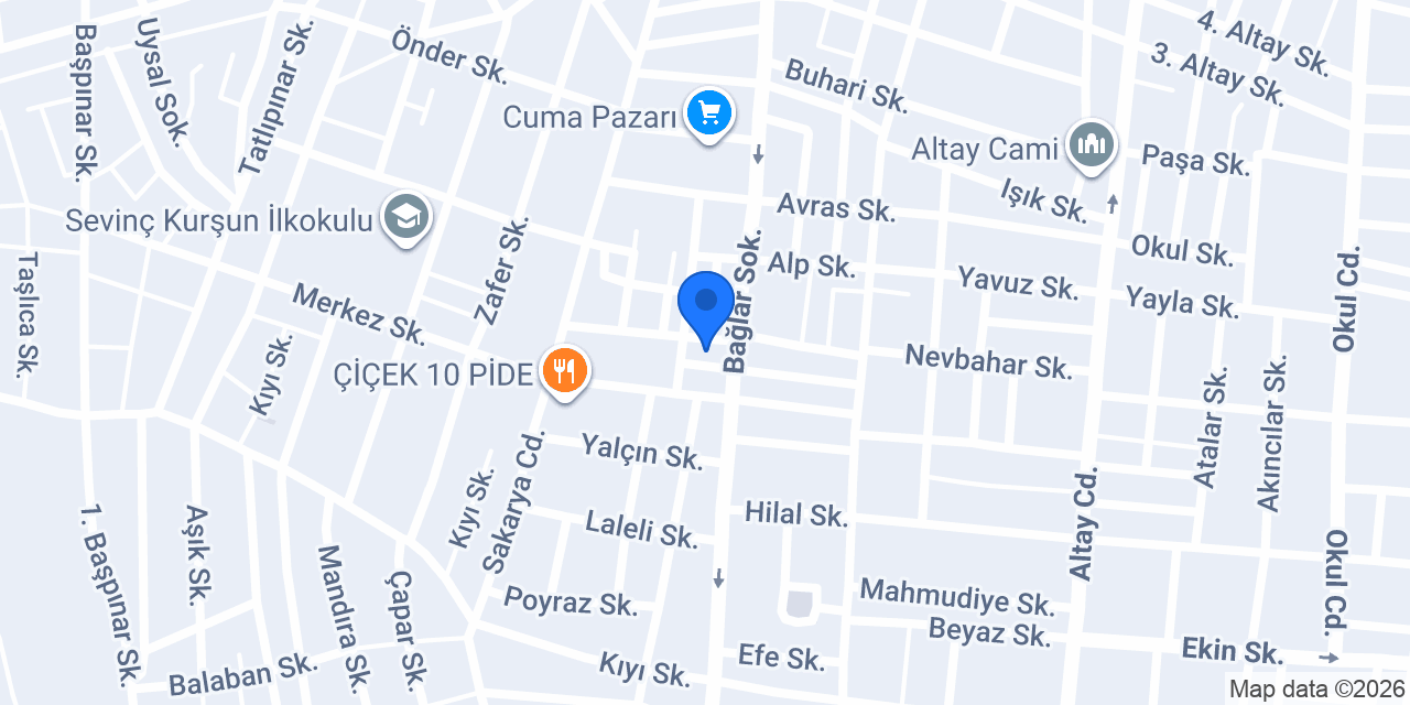 Ovacık Yapı malzemeleri konumu