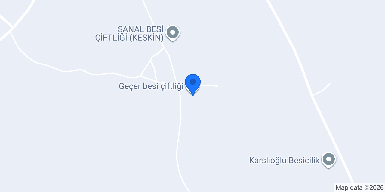 Geçer besi çiftliği konumu