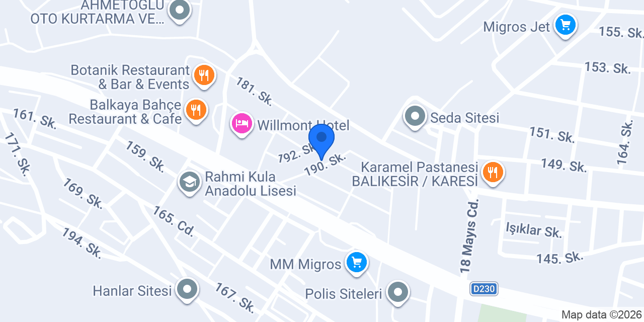 TEK AUTO konumu