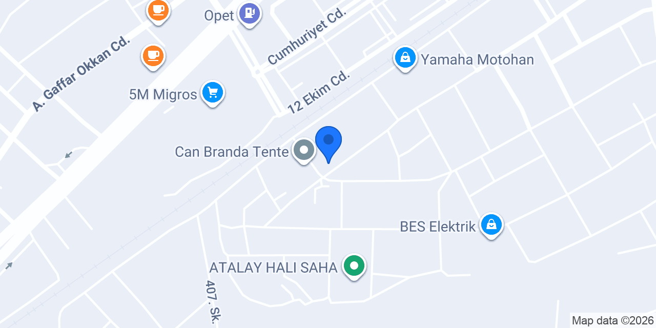 Önay Yapı İnşaat Şantiyesi konumu