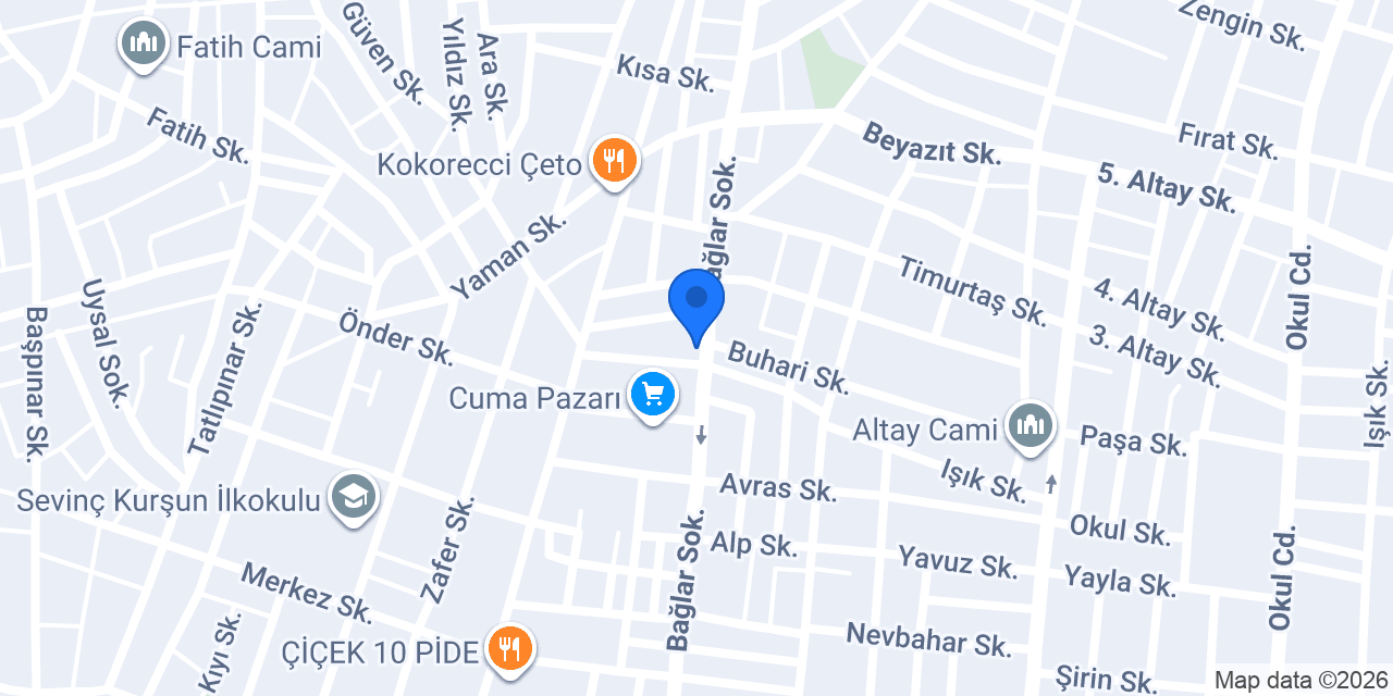 Sercan Isı Tesisat konumu
