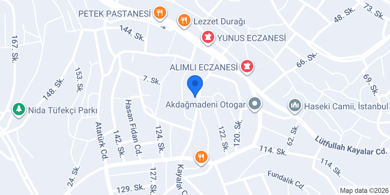 İSTANBUL MODA EVİ BAY BAYAN TERZİ konumu