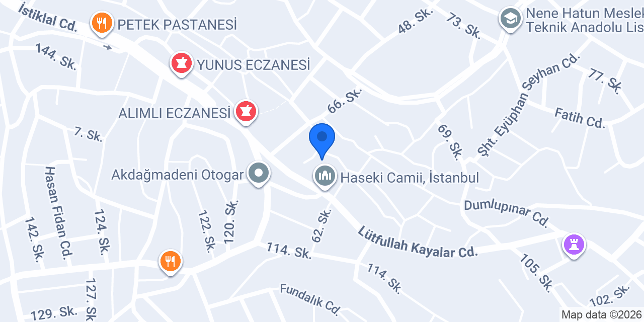 Akdağmadeni Öğretmenevi konumu