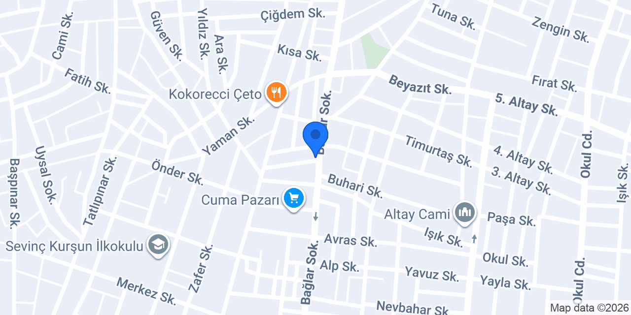 ÇINAR LAHMACUN konumu