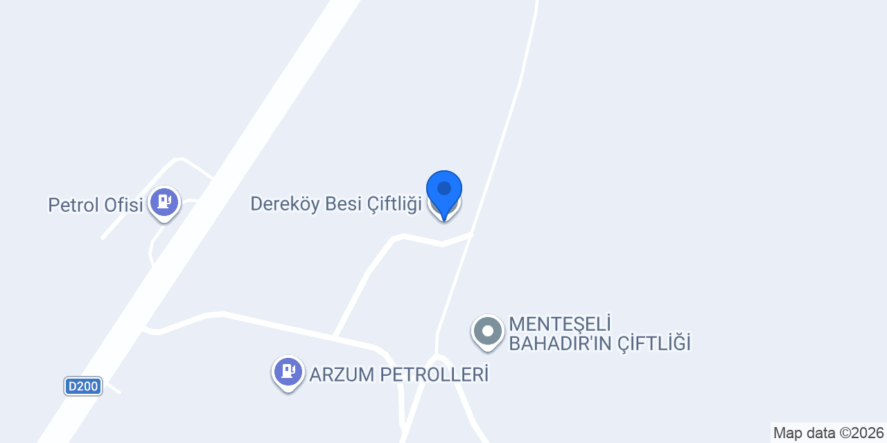 Dereköy Besi Çiftliği konumu