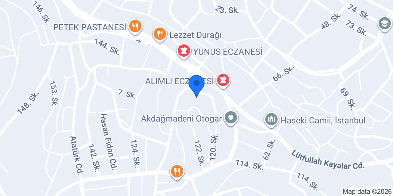 Köşem Bistro konumu