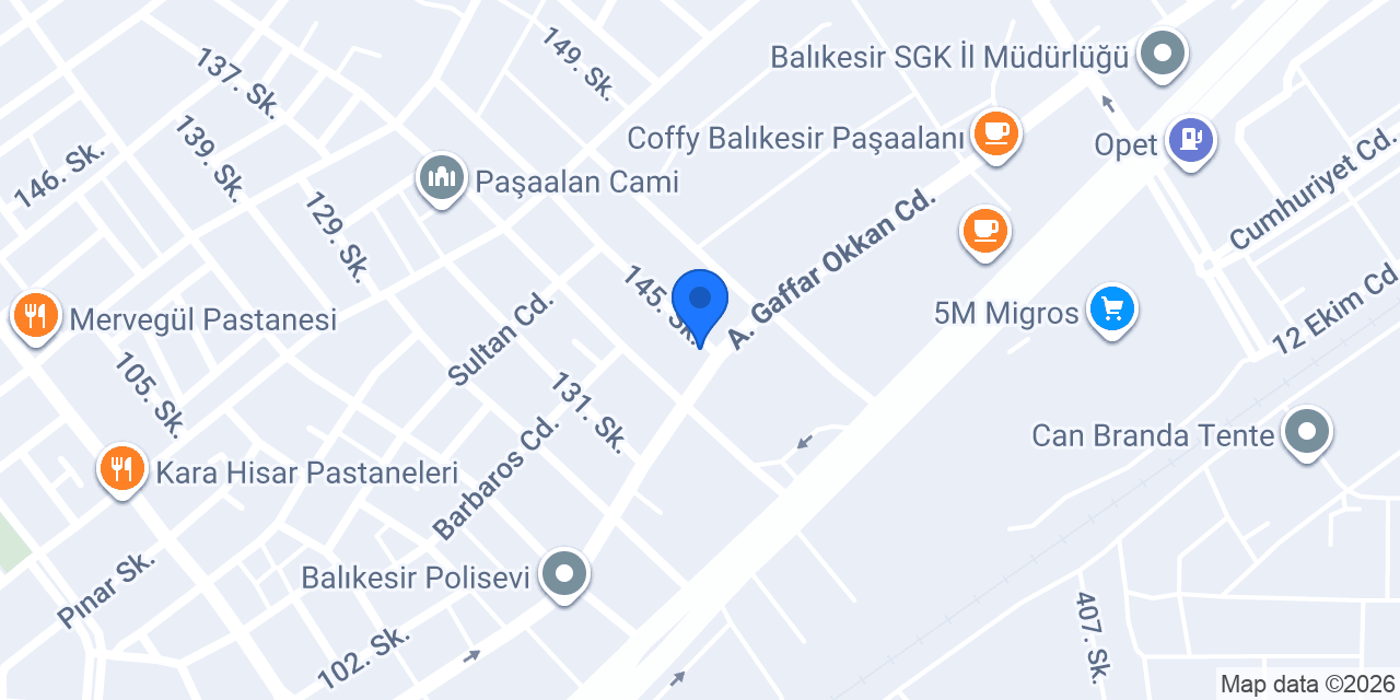 BK İNŞAAT konumu