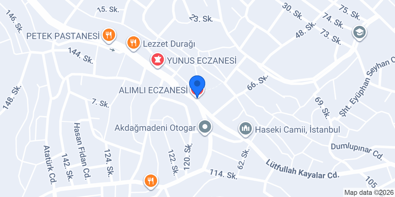 ALIMLI ECZANESİ konumu