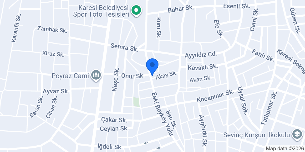 Sakarya Kıraathanesi konumu