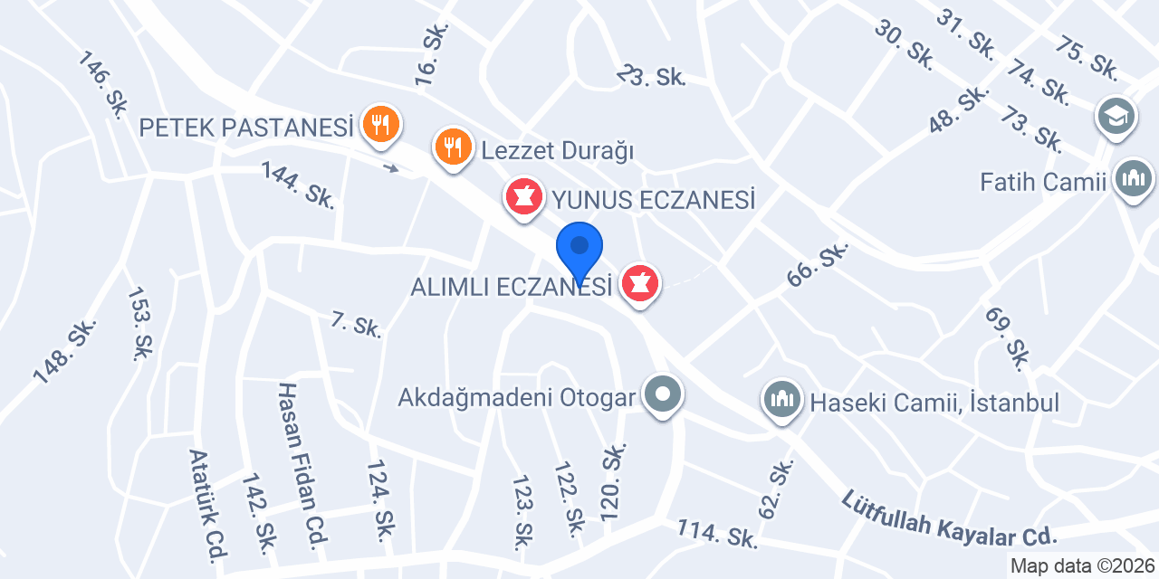 Eczane Karslıoğlu konumu