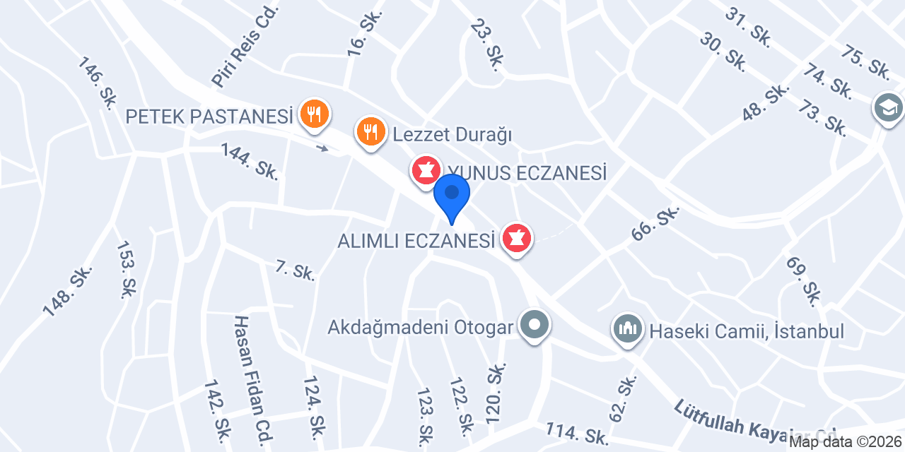 MaraşlıOğlu Pastanesi Akdağmadeni konumu