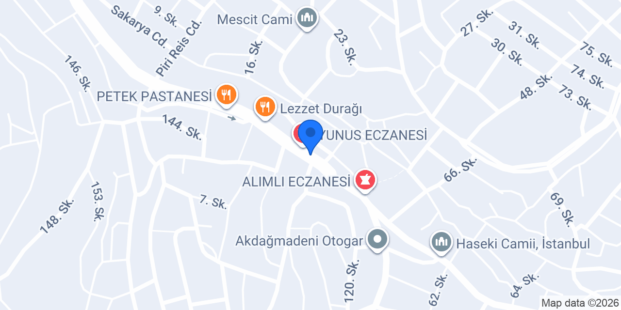 Halkbank Akdağmadeni Şubesi konumu
