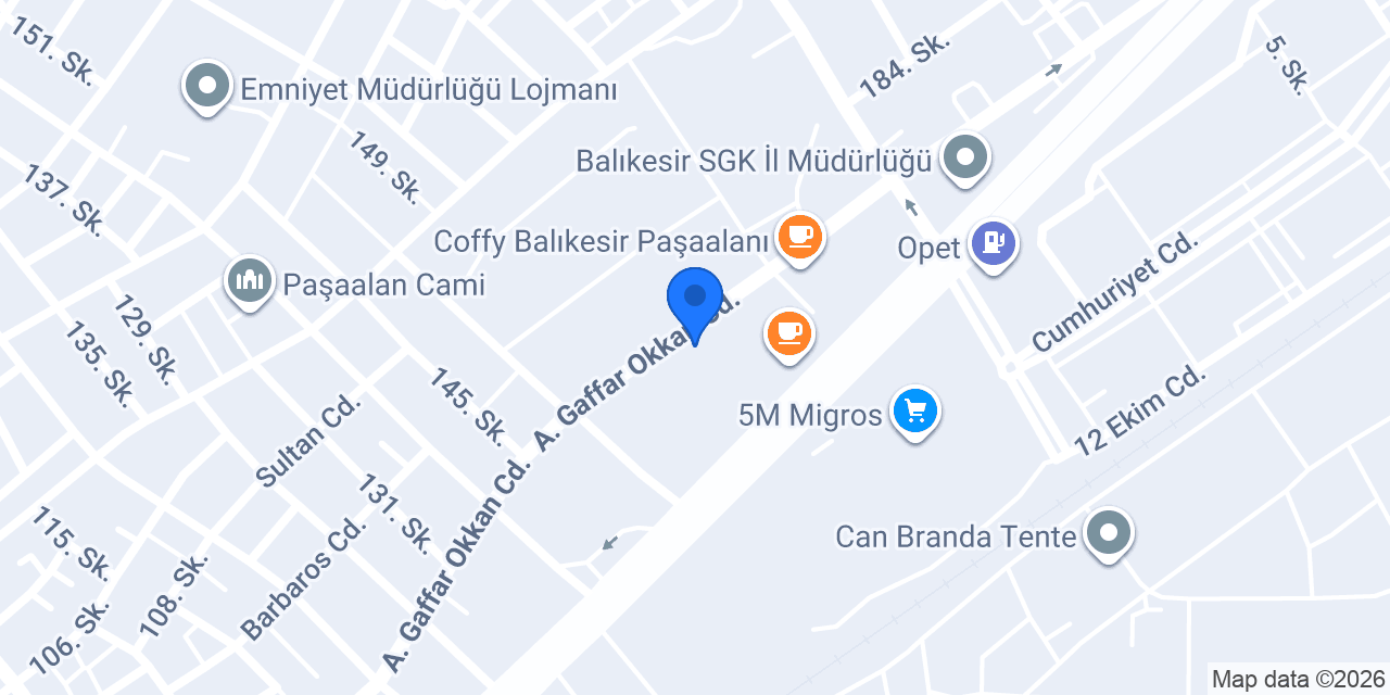 Sütden Dondurma Kafe konumu
