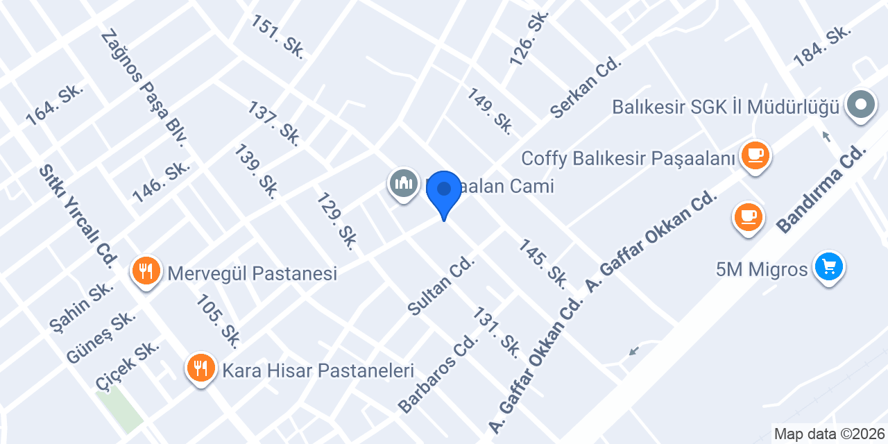 Bilgi Etüt Merkezi Balıkesir konumu