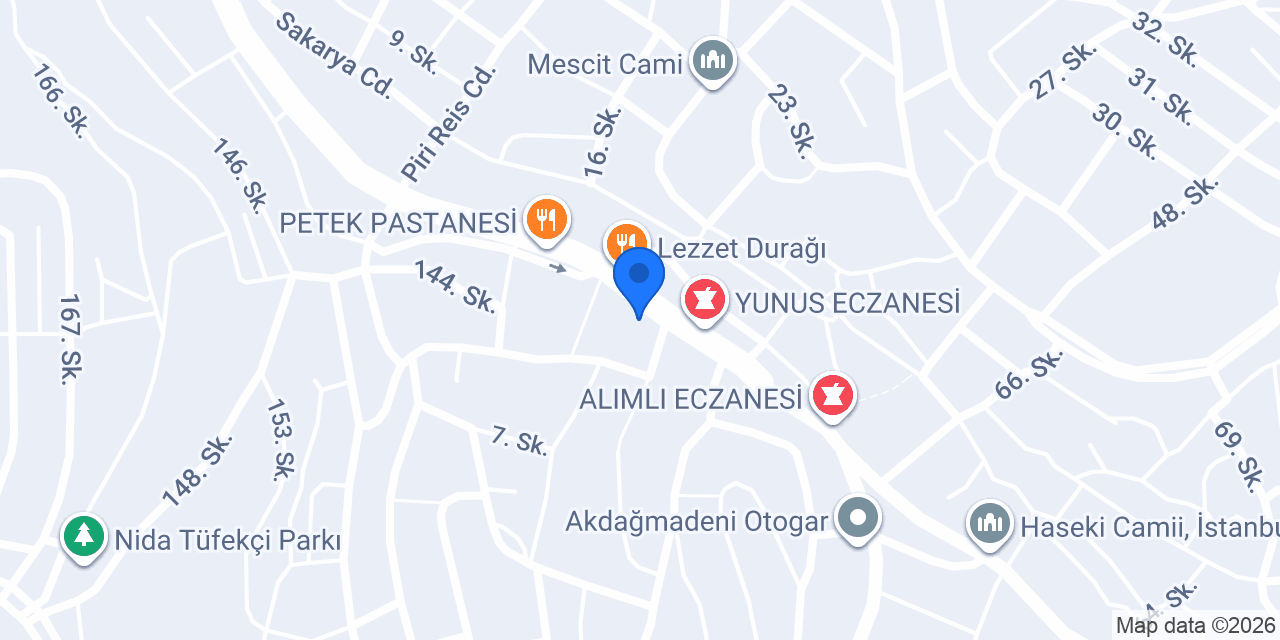 Dere Eczanesi konumu