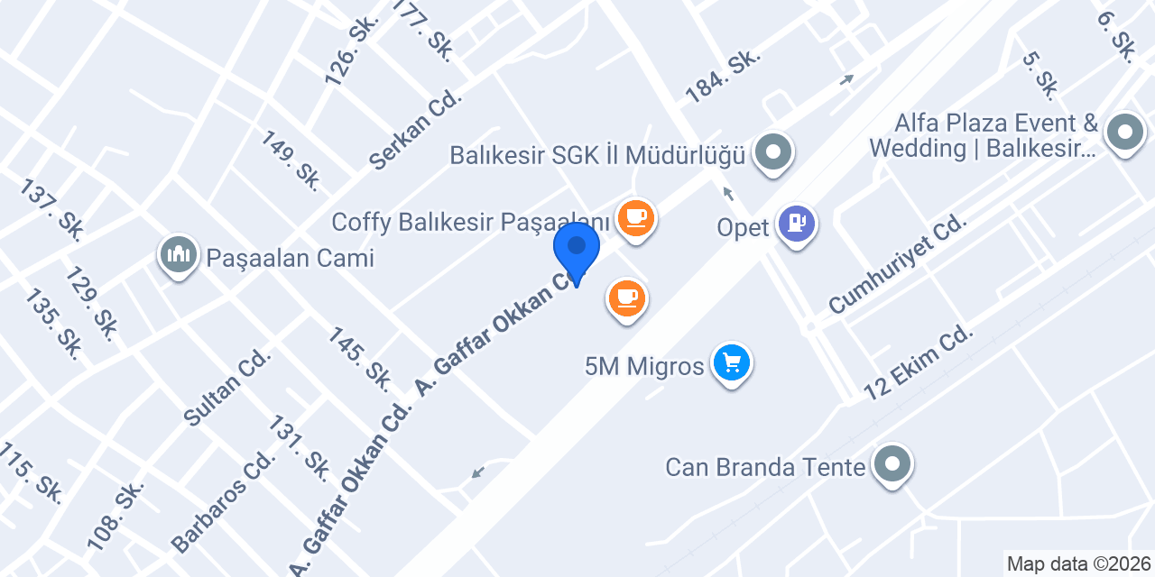 Solakoğlu Baklavaları konumu