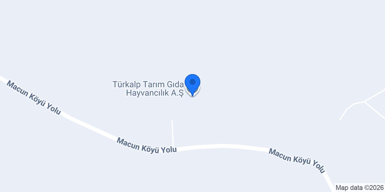 Türkalp Tarım Gıda Hayvancılık A.Ş konumu