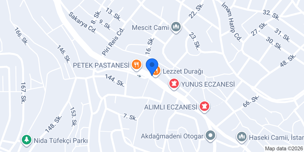 Bak-Al Restoran konumu