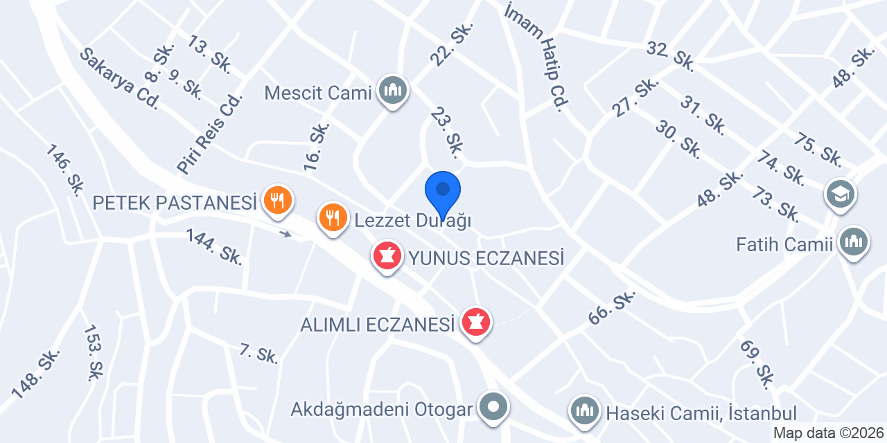 AKDAĞ ROTA KÜTÜPHANE CAFE konumu