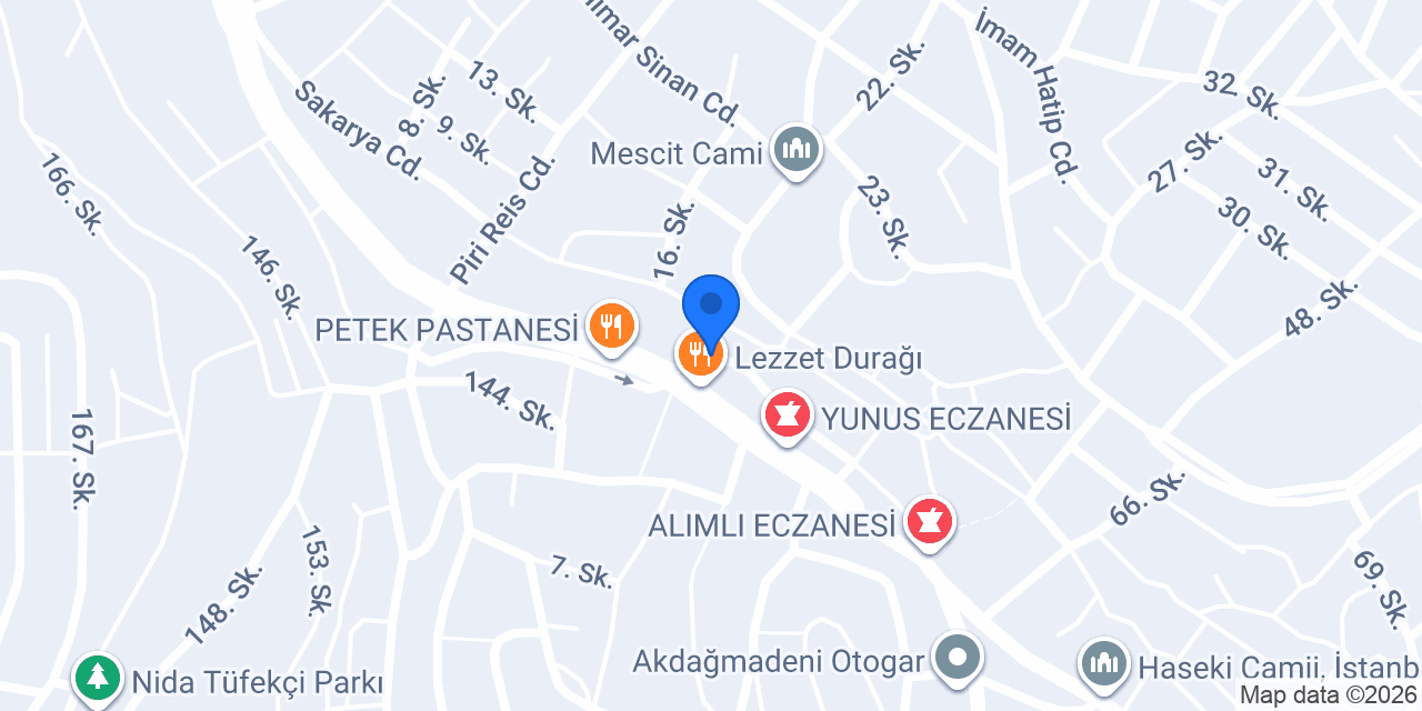 Akdağ Veteriner Kliniği konumu