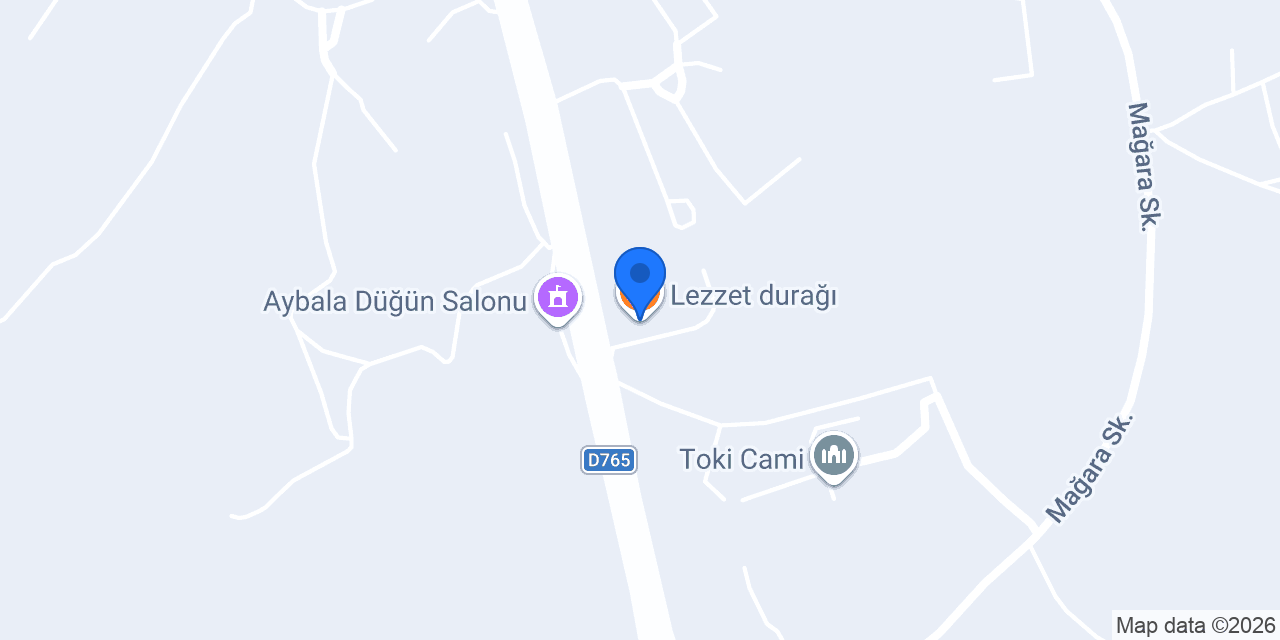 Lezzet durağı konumu