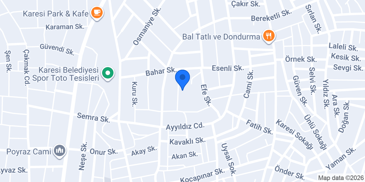Doç. Dr. Alpaslan Fedayi Çalta konumu
