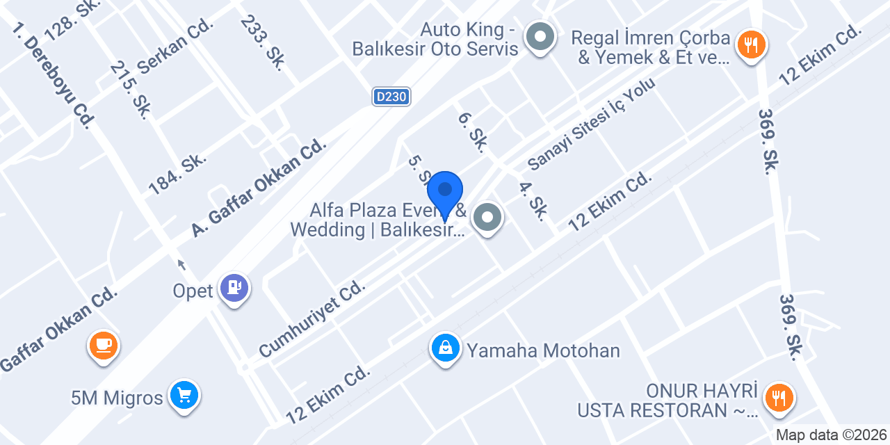 SONAX BALIKESİR AREF konumu