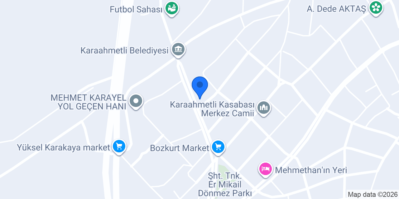 Karaahmetli İlkokulu konumu