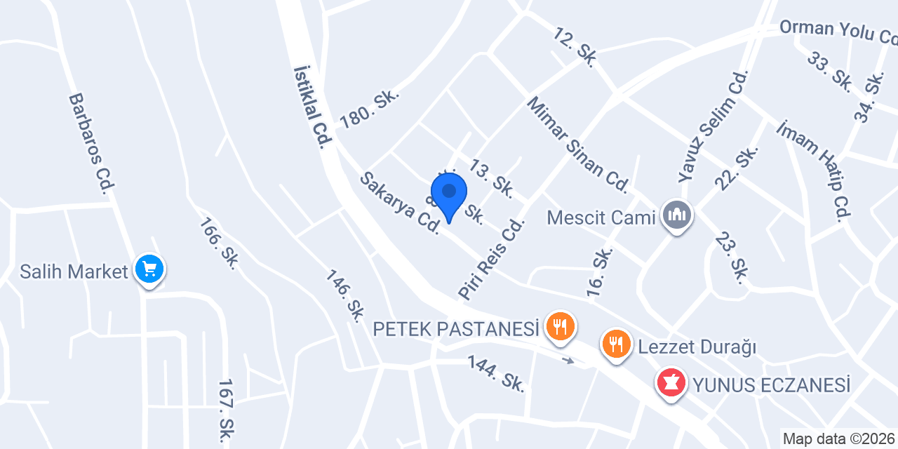 Venti I Öz Bender Mobilya konumu