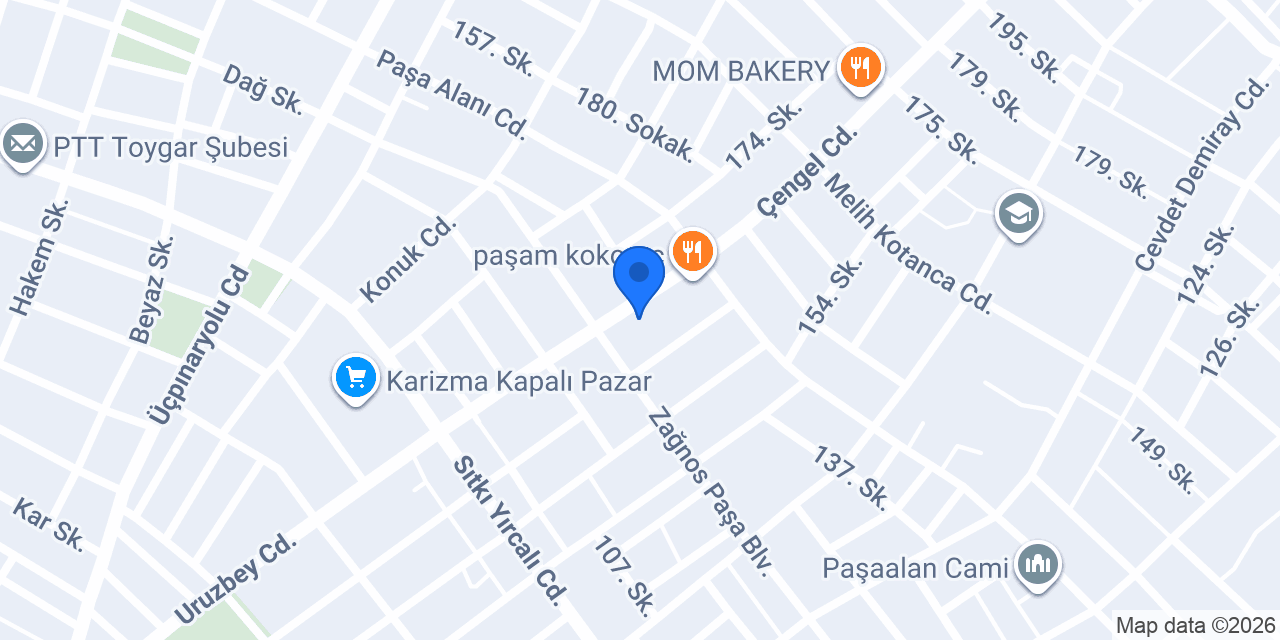 Olivia Vejetaryen Restoranı konumu