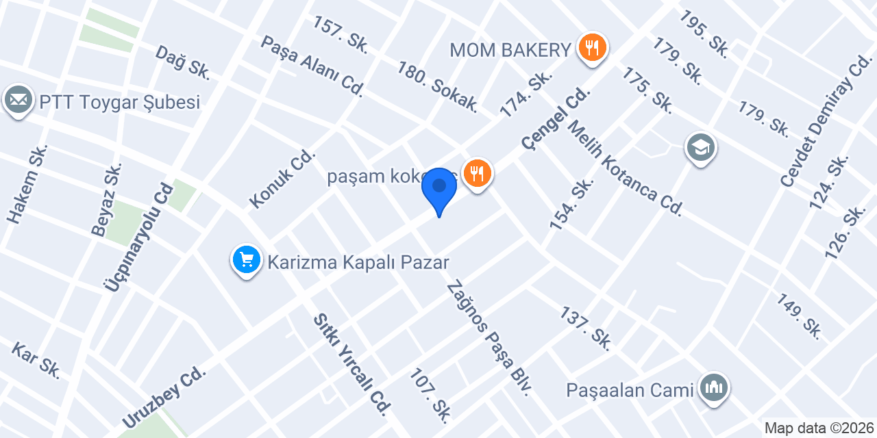Yelda Kuaför Makeup konumu