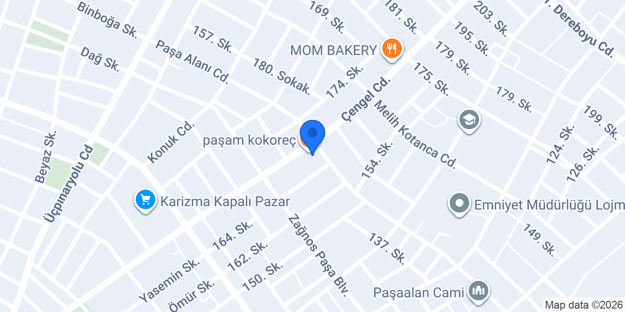 paşam kokoreç konumu