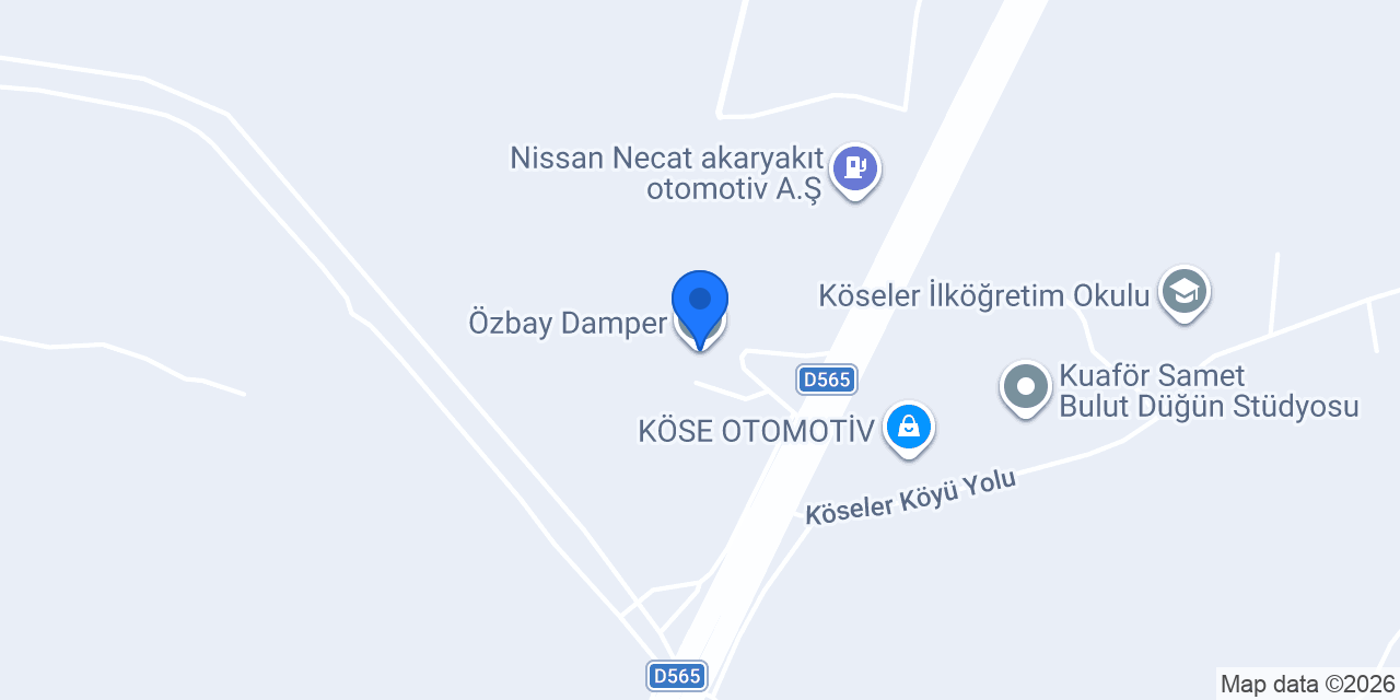 Özbay Damper konumu