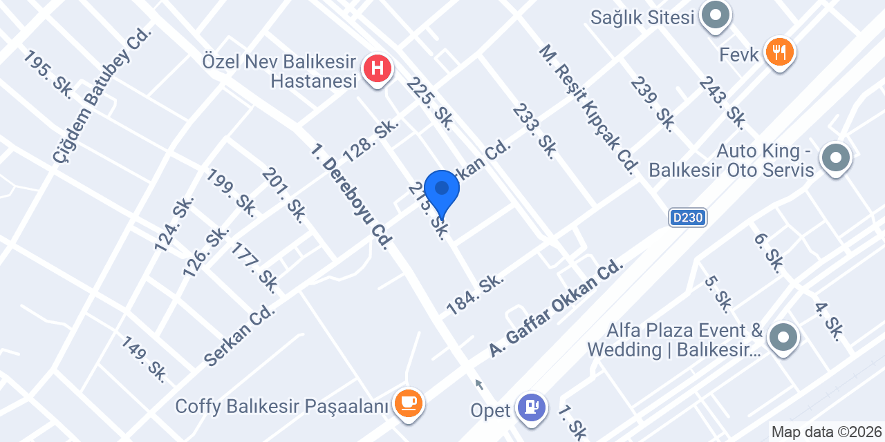 Perihan Adın Pilates Studio konumu
