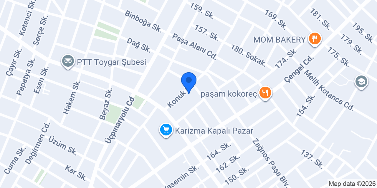 Közcü konumu