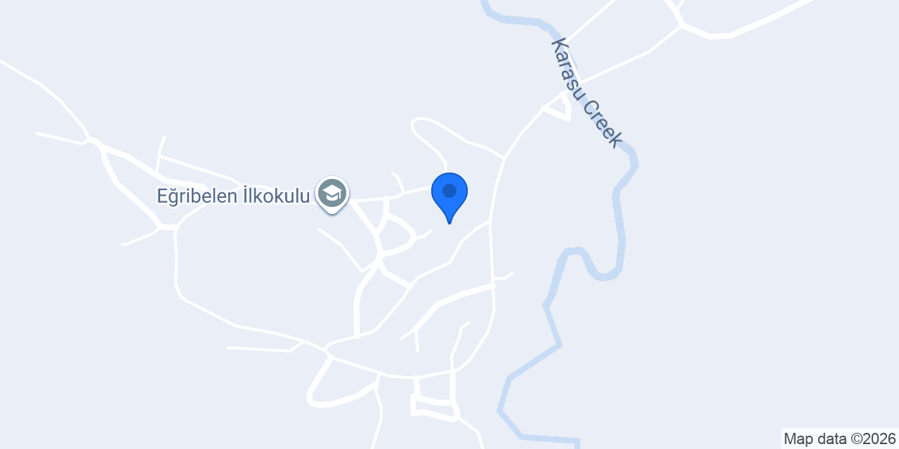 Eğribelen Köyü Muhtarlığı konumu