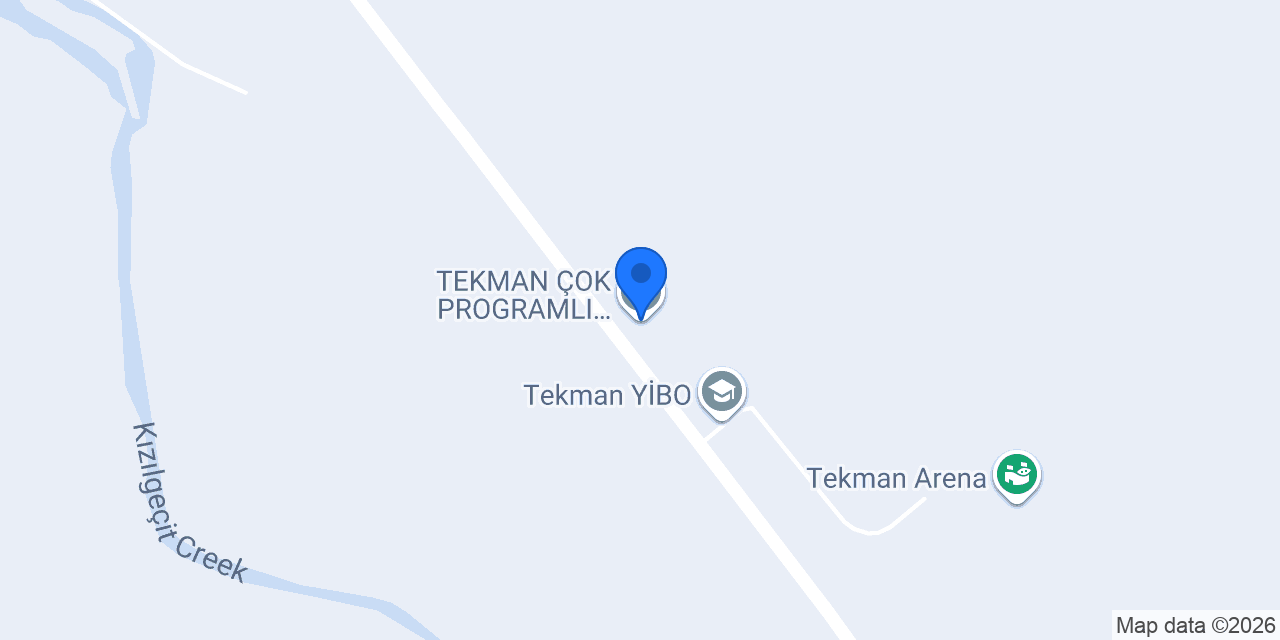 TEKMAN ÇOK PROGRAMLI ANADOLU LİSESİ konumu