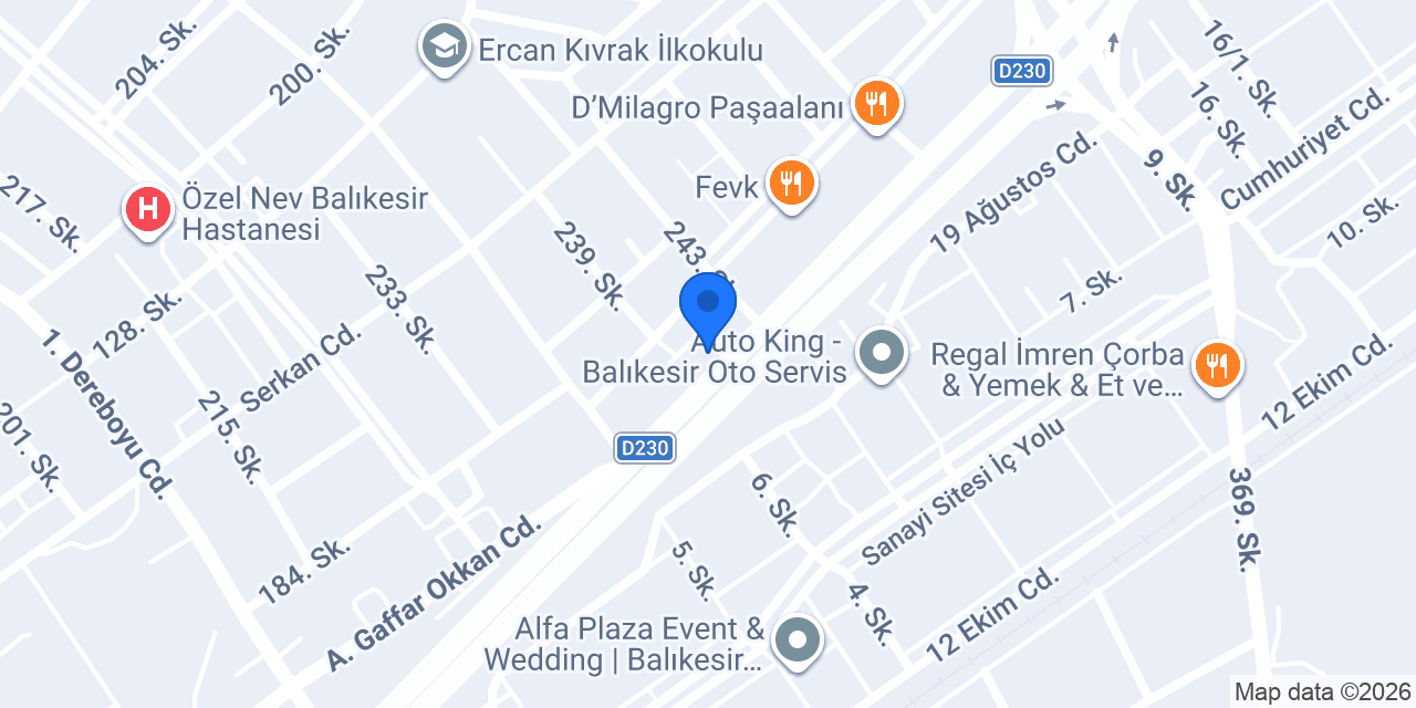 KURTDERELİ PLAZA konumu