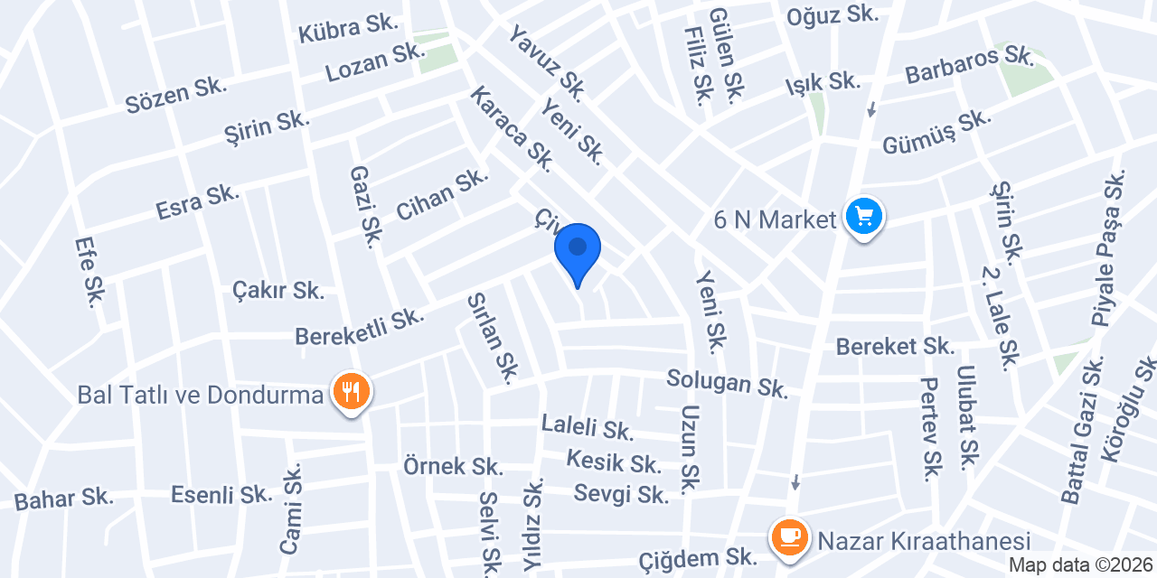 Balikesirli Lokmacı Mehmet ALAN konumu