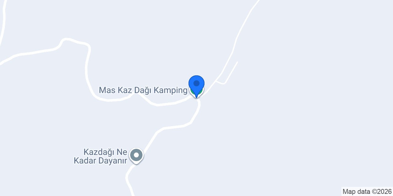 Mas Kaz Dağı Kamping konumu