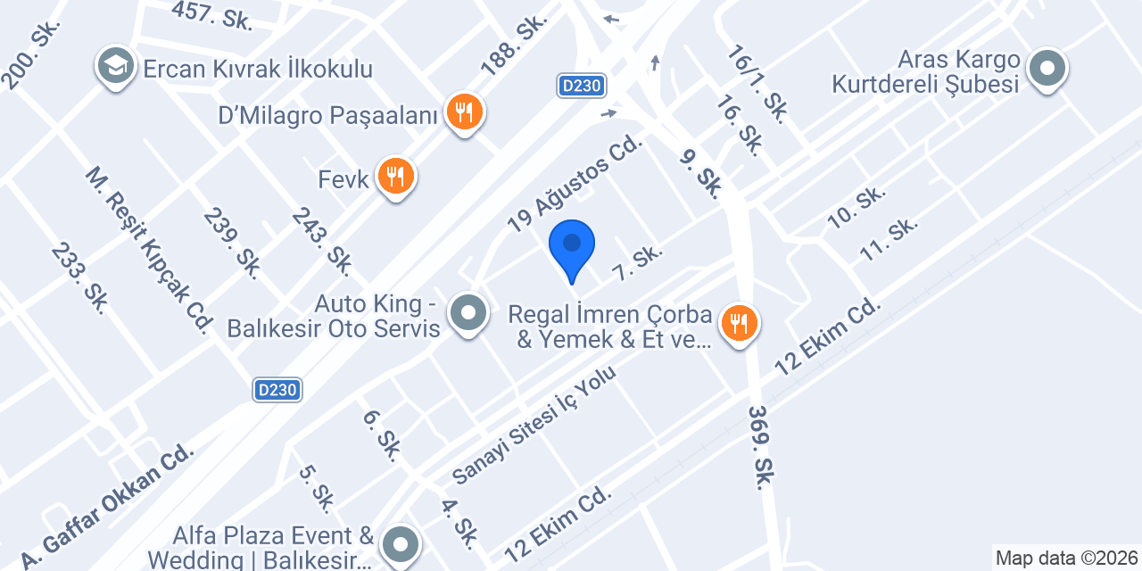 UZUN OTOMOTİV konumu
