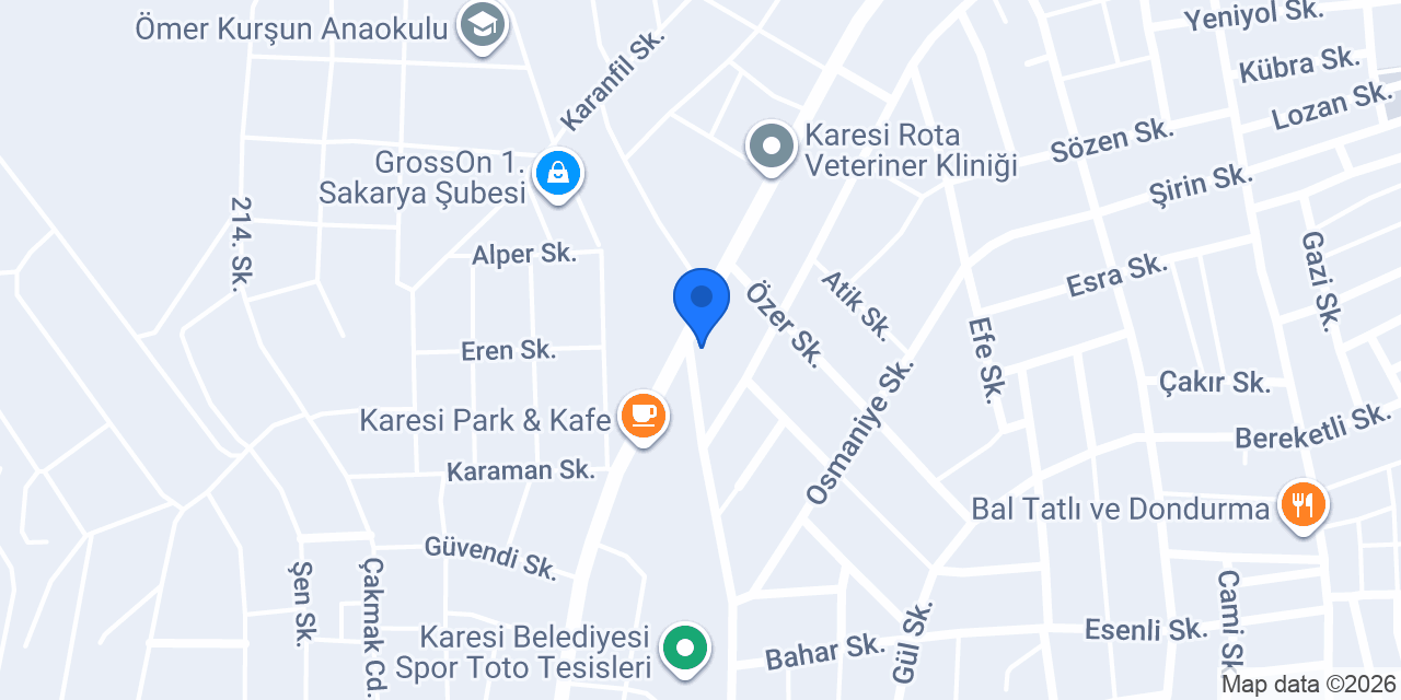 BALENSA Kuruyemiş konumu