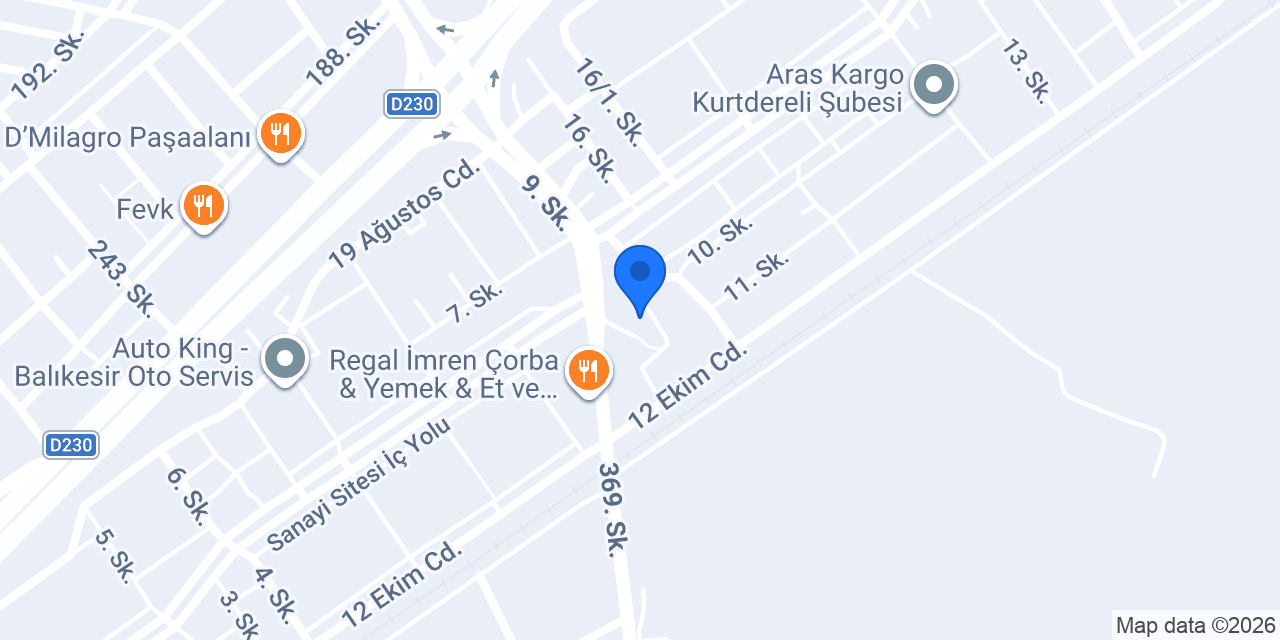 Emek Motor konumu
