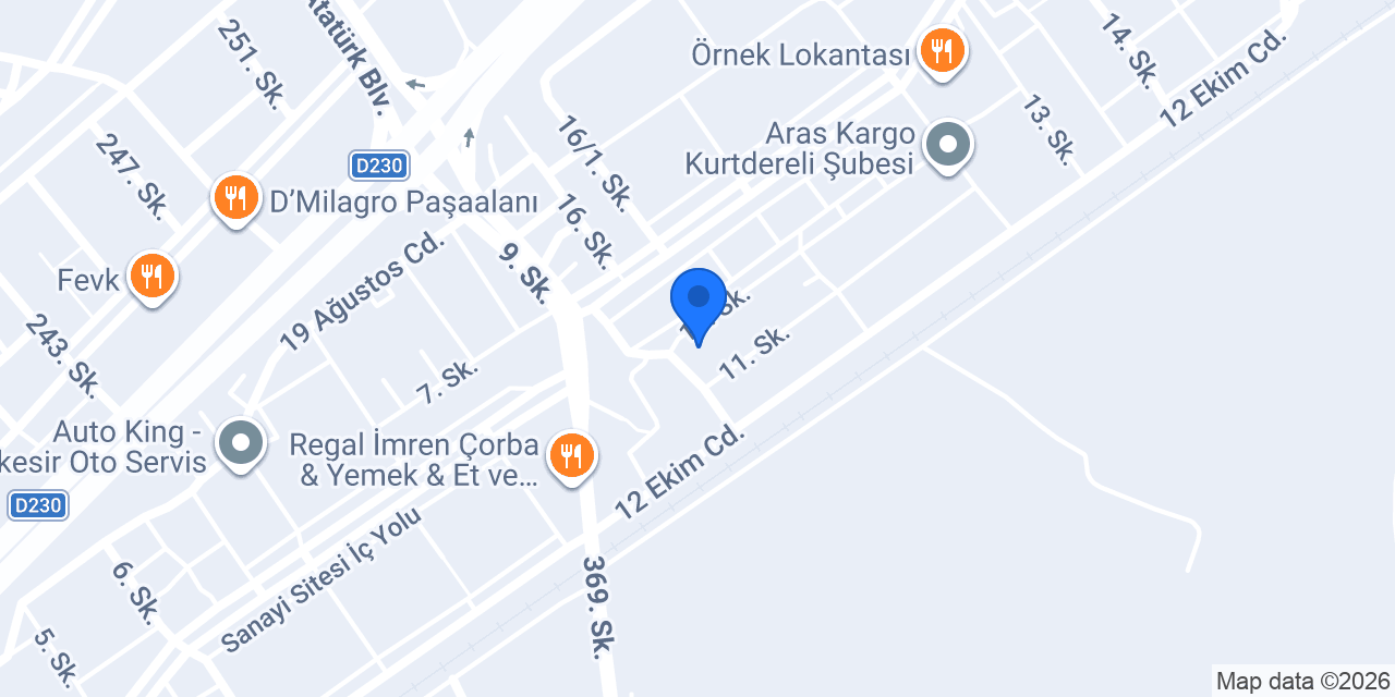 ENES KARGO NAKLİYAT konumu