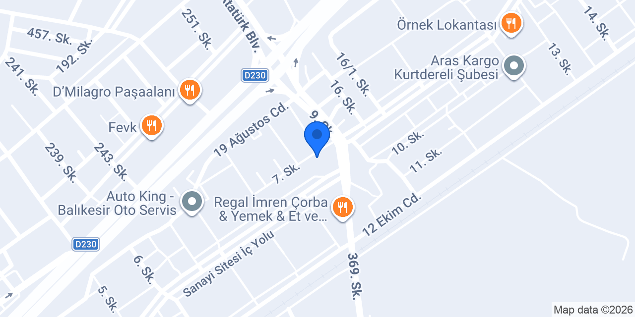 Teksin Oto Elektrik Klima konumu